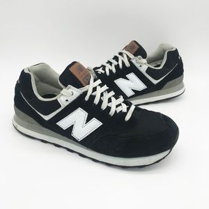 New Balance 574 Black White